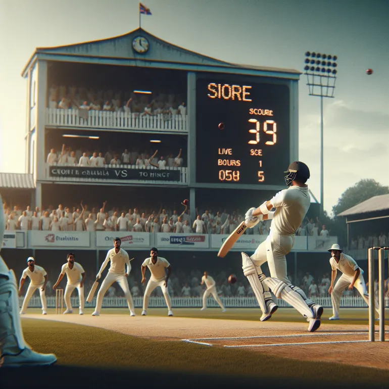 Live cricket score warm up match