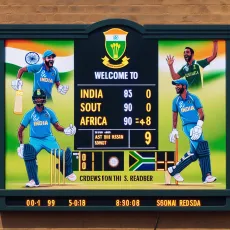 Score ind vs south africa