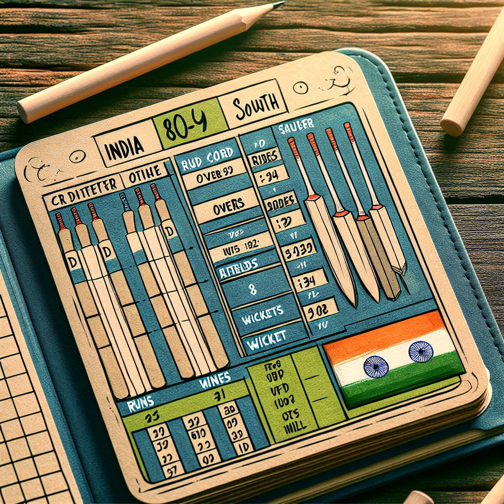 score ind vs south africa